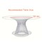 10 pcs 120&#x27;&#x27; Round Tablecloth Polyester For Home Wedding Restaurant Party White